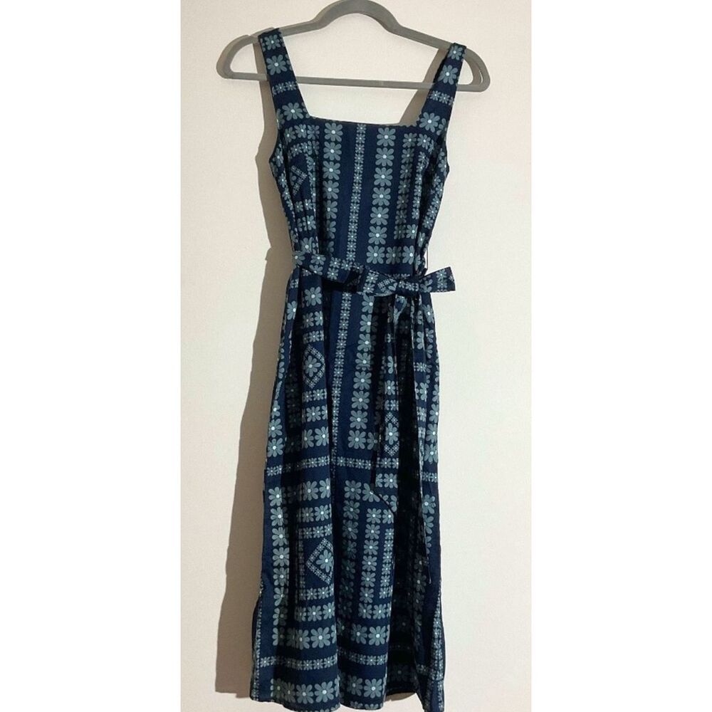 NWT Loft midi tie waist dress, Sz 14, $98 G30 - Picture 2 of 8
